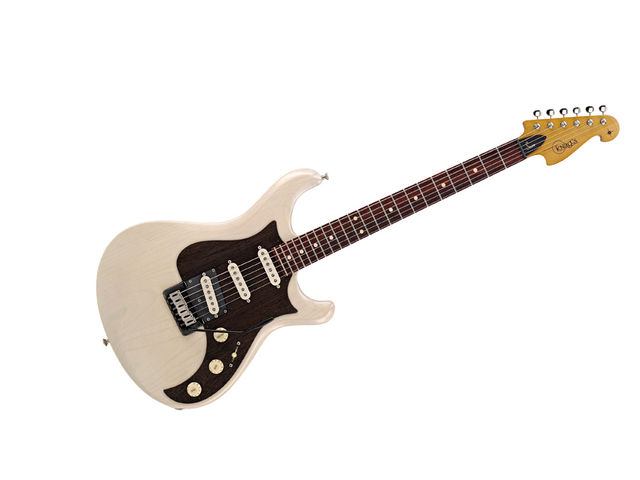 Knaggs Chesapeake Severn 3 The geometry of the body closely follows the Stratocaster.