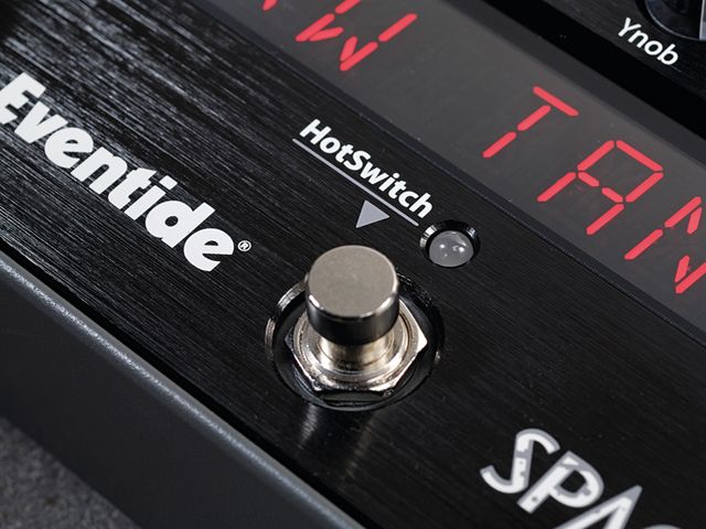 Eventide Space The HotSwitch is easy to use.