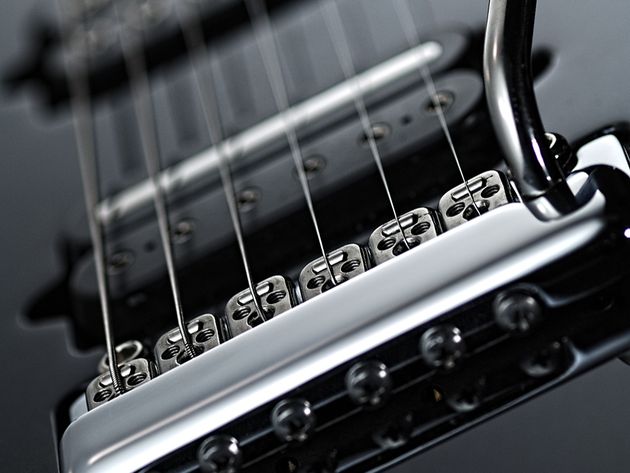 Music Man JPXI The vibrato is a custom MM model.