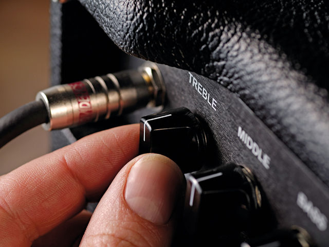 Two-Rock Studio Pro 35 Both amps have a pull bright function on the treble control.