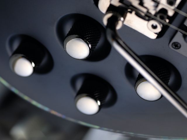 The DS-1's four-control layout hints at its LP inspiration.