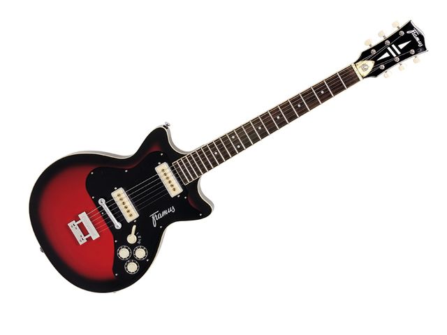 Framus Vintage Hollywood Doublecut The Doublecut is a rockier proposition than its singlecut sibling.