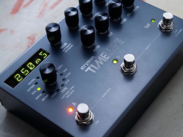 Strymon TimeLine The TimeLine features a comprehensive array of delay effects.