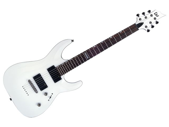 The H-330NT's through-body stringing helps produce some razor-sharp metal tones.