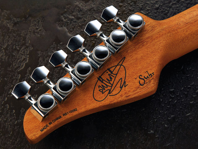 Rasmus Guthrie Govan The Gotoh locking tuners are another example of the GG's high-spec approach.