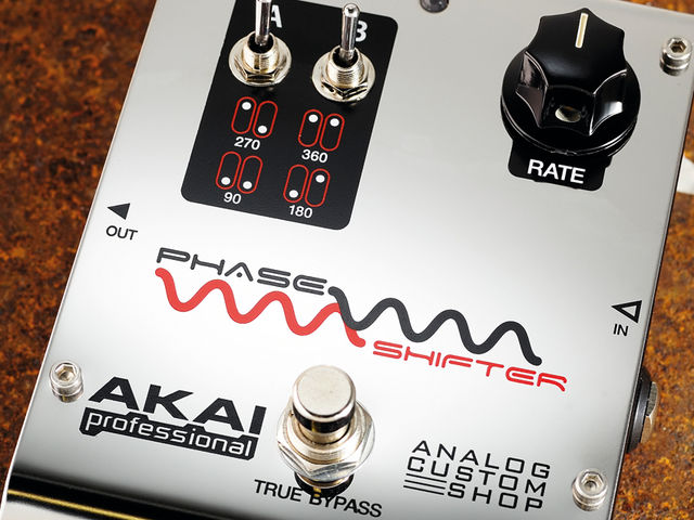 The Phase Shifter offers a different experience to vintage phasers.