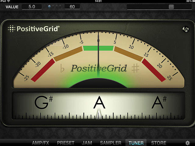 In addition to the jamming features, you also get a tuner and metronome.