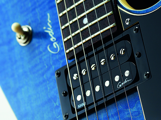 The Core HB features two Godin Nitro humbuckers…
