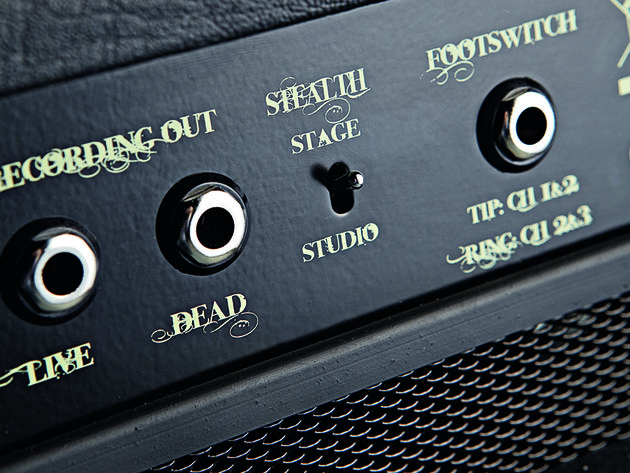 Hayden HGT-A40 head You can record with the amp's speaker on (live) or off (dead). The studio mode switches the amp to very low volume.