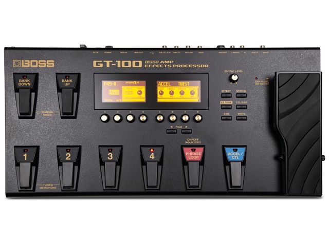 Boss GT-100 The GT-100's case is sturdy metal.