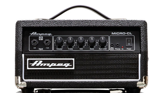The control panel offers a choice of two inputs, a standard 0dB and a -15dB for use with active basses