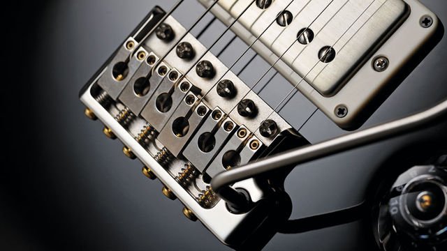 Bridge Featuring a PRS vibrato bridge