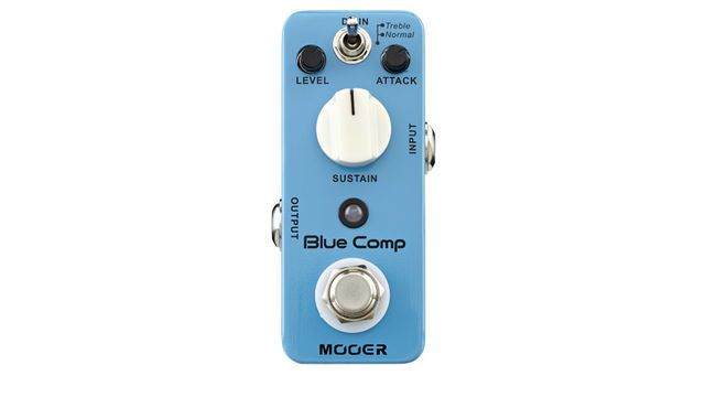 The Mooer Blue Comp is 'inspired' by the classic Boss CS-1 compressor