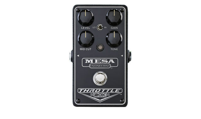 In addition to the expected level and gain pots, there's a mid-cut knob that dials in the fabled 'V' EQ curve