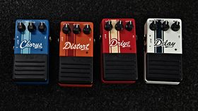 VIDEO: Fender Competition Series Chorus, Delay, Distortion and Drive pedals demo