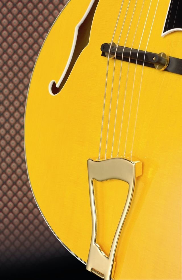 The JA-10 revives classic jazz guitar design.