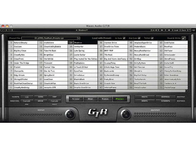 Presets are easy to access. Presets are easy to access.
