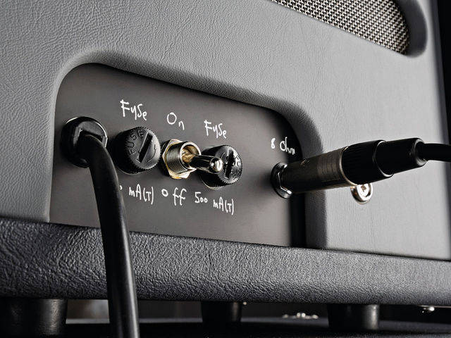 The back panel is home to the single eight-ohm speaker output