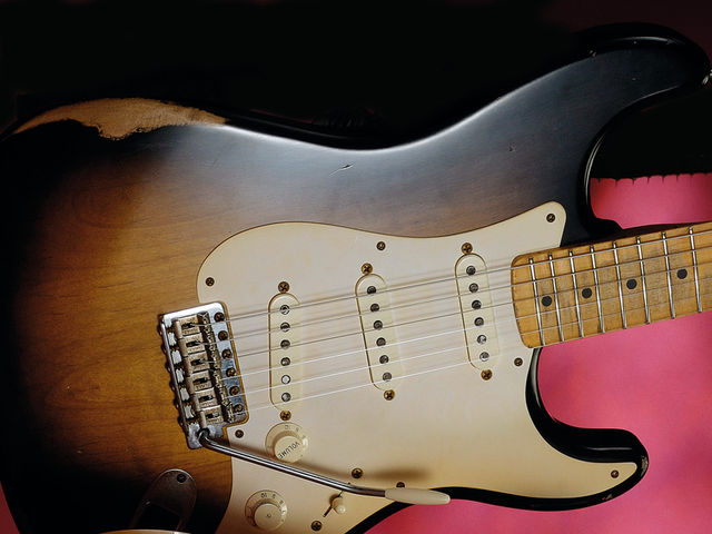 For fans of heavily-distressed six-strings...