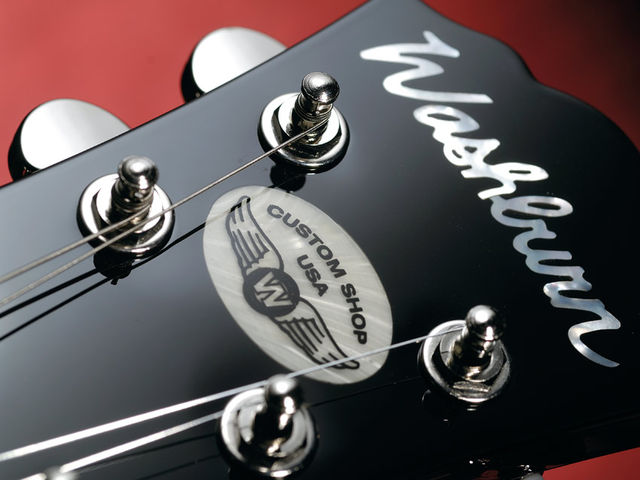 The discreet custom shop logo is the only overt hint to it's top-of-the-line credentials
