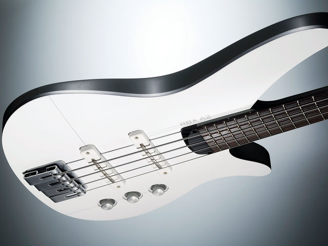 Yamaha RBX4 A2M bass The ultra-modern appearance hints at the unconventional construction of the RBX4