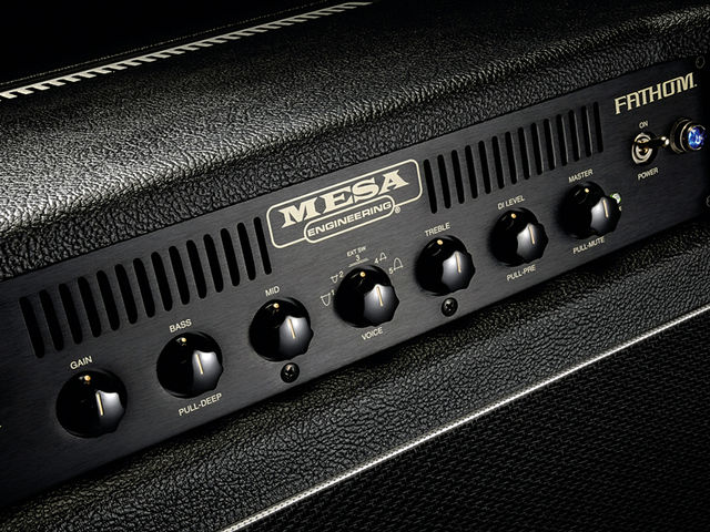 Mesa Engineering M6 Carbine bass combo The master volume control includes a useful pull-mute ability
