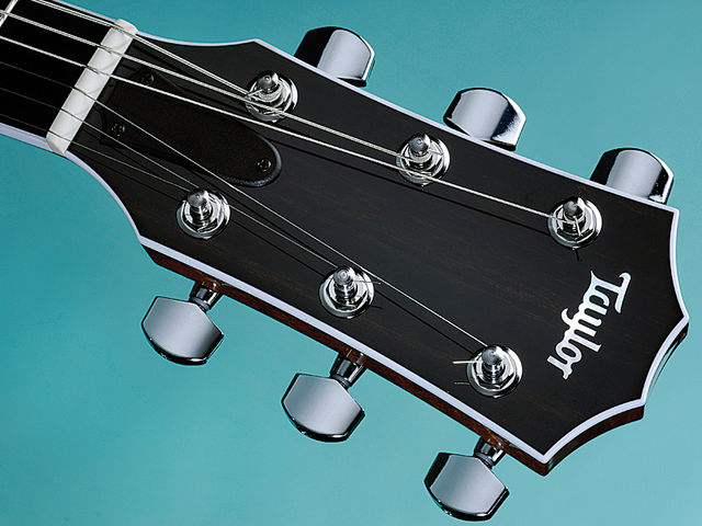 Taylor T3 The peghead mirrors Taylor acoustics