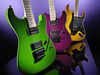 Charvel's USA Production Model Series L-R: Charvel San Dimas Style 1, San Dimas Style 2, So-Cal Style 1