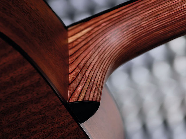 Martin D-1 Around 30 layers of birch, bonded with resin, comprise the Stratabond neck