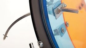Le kit vintage du mois : Le Ludwig Vistalite dual blue et amber swirl