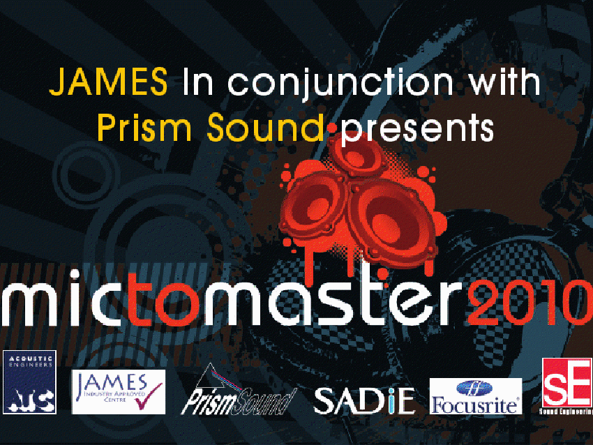 James and Prism Sound launch training weekends