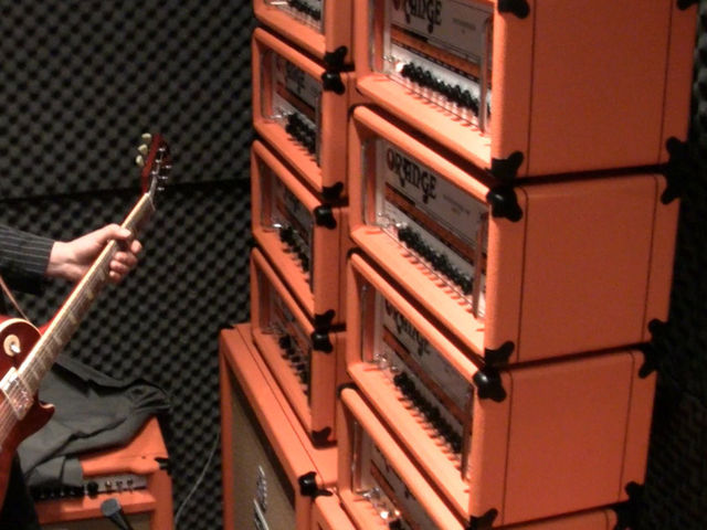 In the Orange demo booth at the show