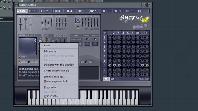 Right-clicking a parameter now enables you to input a value manually.