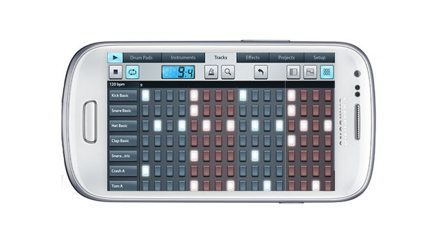 FL Studio Mobile's step sequener will be familiar to users of the desktop version of the