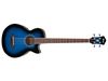 AEGB20E-TBS, £309 Spec: AEGB small body. 32" scale. Flamed maple top. Mahogany back & sides. Chrome die-cast machineheads. Ibanez under saddle pickup. Ibanez SPT preamp.
