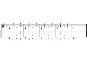 Playing acoustic guitar: fingerstyle