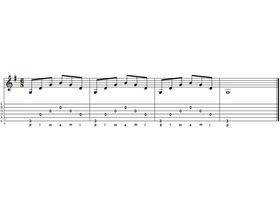 Playing acoustic guitar: fingerstyle