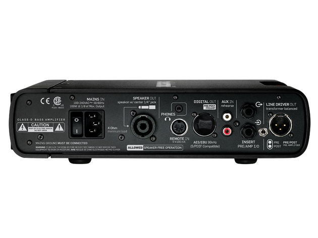 New for 2011 750-watt bass amp head.