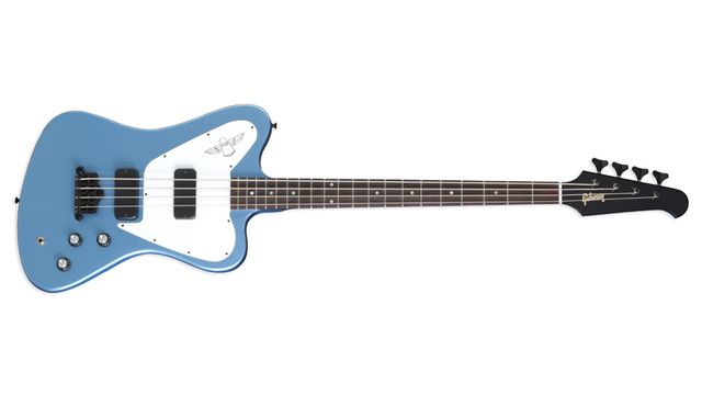 Gibson unveils Thunderbird Studio Non-Reverse Bass It also features a three-point bridge with adjustable saddles