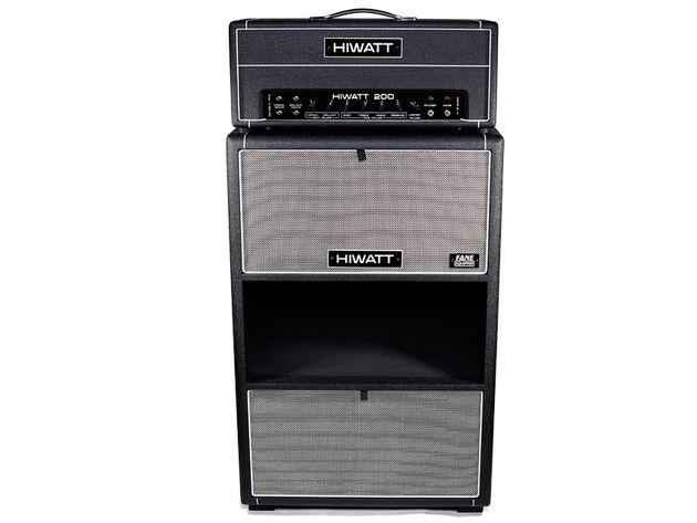 Amp head and cabinet (front)