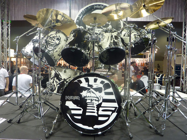 Premier Iron Maiden drum kit series