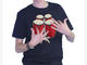 Electronic bongo t-shirt: wearable drum machine