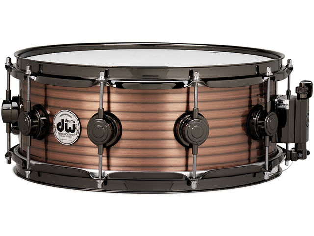 DW Vintage Steel snare in copper ($749-$799)