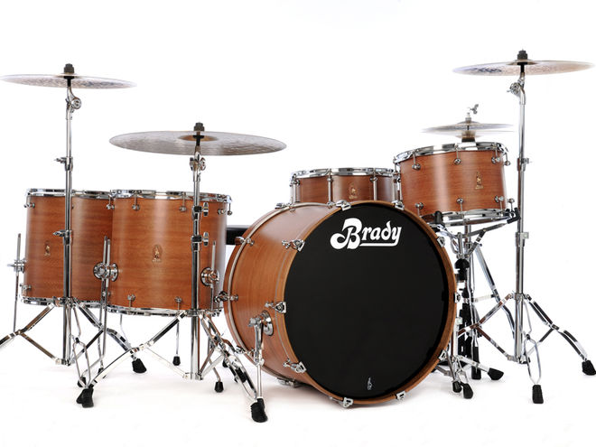 Brady unveils Spotted Gum drums