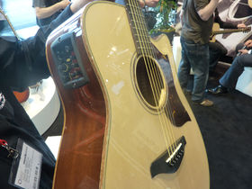 Musikmesse 2011: Yamaha Guitars stand in pictures: new electrics, acoustics and basses