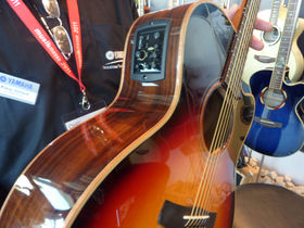 Musikmesse 2011: Yamaha Guitars stand in pictures: new electrics, acoustics and basses