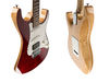 Flame maple top The flame maple top is one of the thinnest we've seen - just 3/16 of an inch. Suhr hasn't stopped there though, the finish and wood selection on the model featured here makes the korina body look great too.