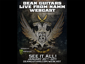 NAMM 2012 VIDEO: Dean Guitars announces live show webcast