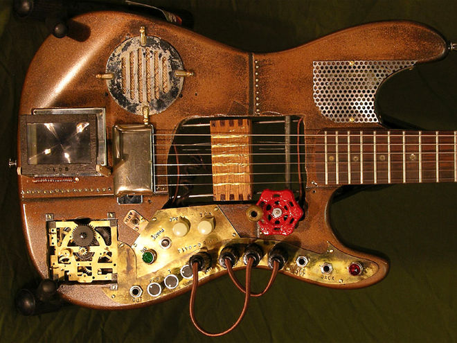 10 ridiculously cool Steampunk guitars