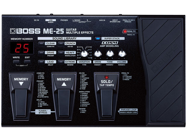 Boss ME-25 multi-effects guitar pedal
